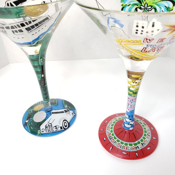 Set - Lolita Las Vegas and Lolita Millionaire Martini Glasses - Picture 5 of 11